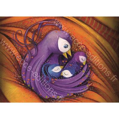 Carte Mandarin et l'Oiseau