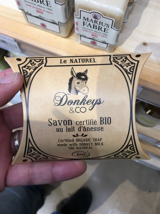 Savon bio 100g le naturel (au lait d'ânesse)