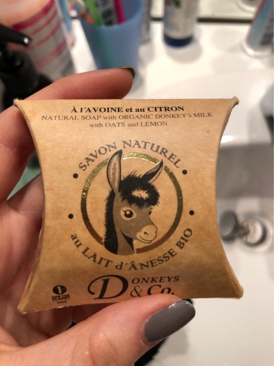 Savon bio 25g avoine - citron (au lait d'ânesse)