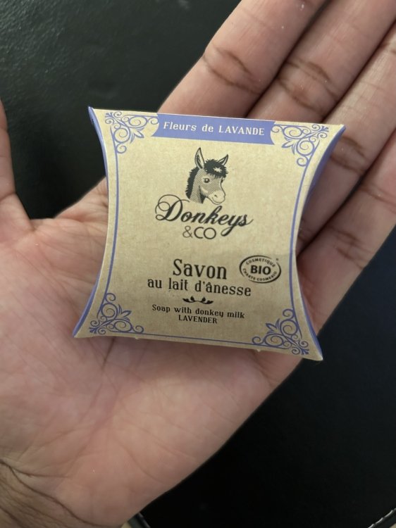 Savon bio 25g fleur de lavande - épeautre (au lait d'ânesse)