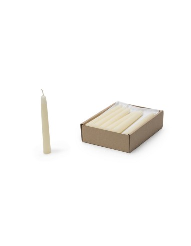 Bougie "les lumières de la joie" ivoire 100% pure cire d'abeille (lot de 20) Dip
