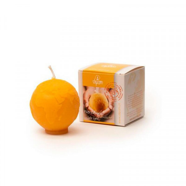 Bougie  "globe terrestre"