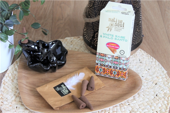 Encens à refoulement sauge blanche et palo santo
