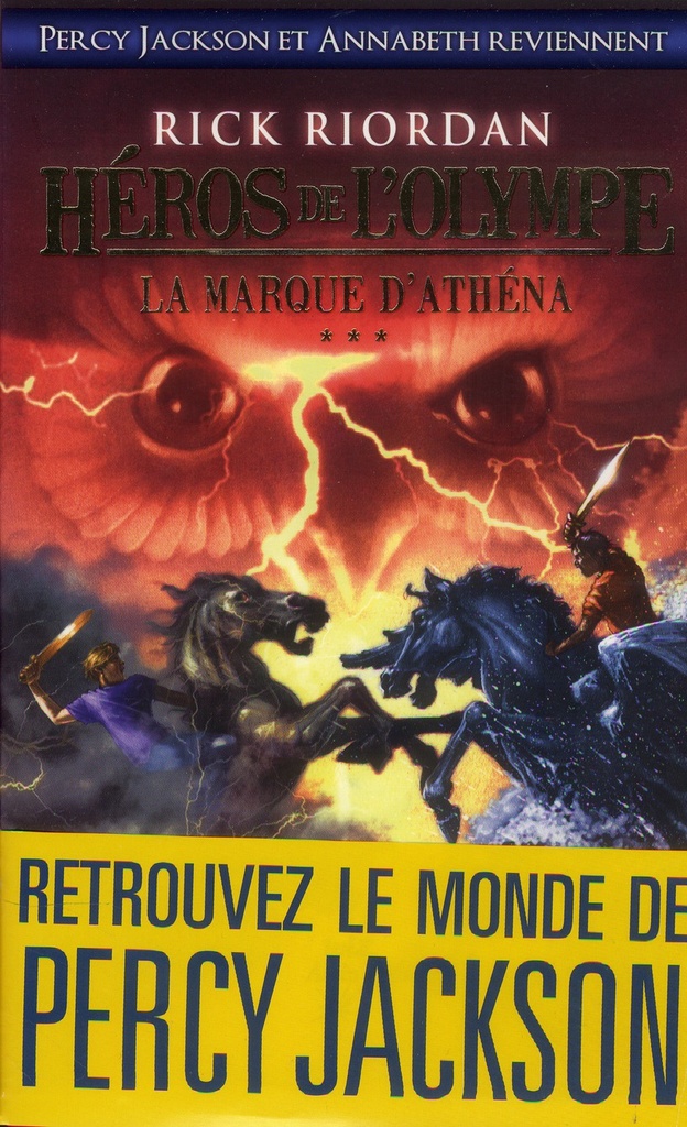 Héros de l'olympe T3, la marque d'athéna