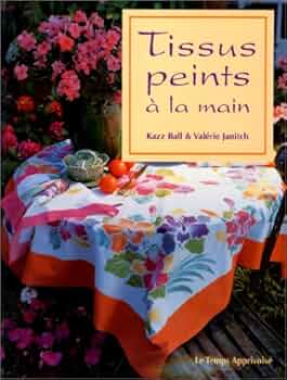 Tissus peints a la main