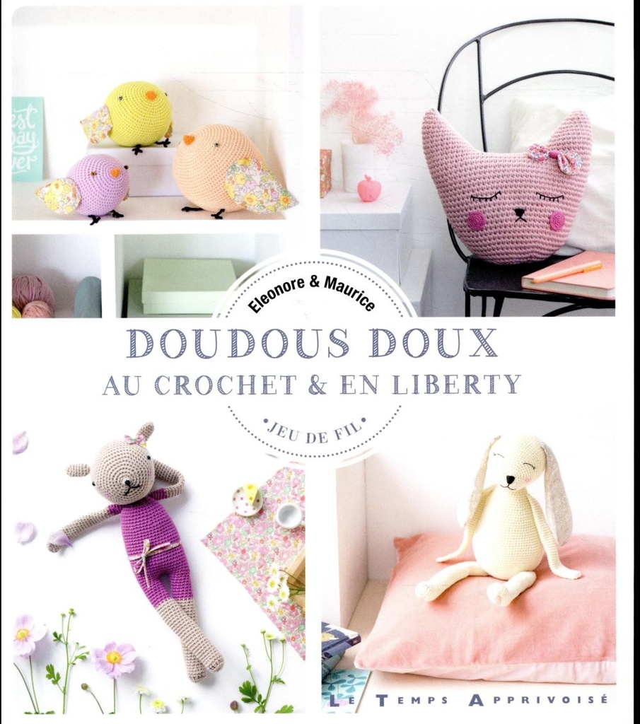 Doudous doux crochet & liberty