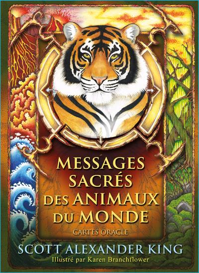 [9782381350639] [épuisé] Messages sacrés des animaux du monde : cartes oracle