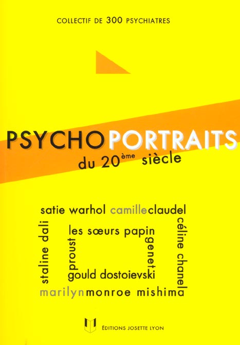 Psychoportraits du 20eme siecle