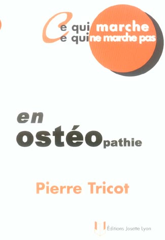 [9782843190773] En osteopathie