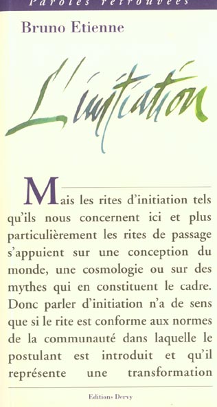 L'initiation