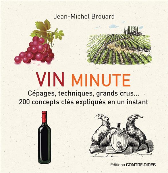 Vin minute ; cépages, appellations, grands crus...200 concepts clés expliqués en un instant