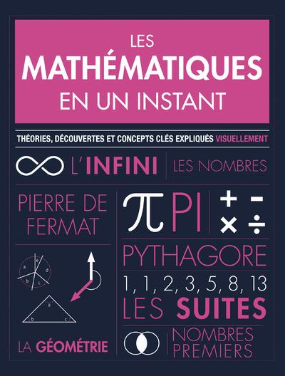 Les mathématiques en un instant ; théories, découvertes et concepts clés expliqués visuellement