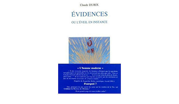 Evidences ou l'eveil en instance