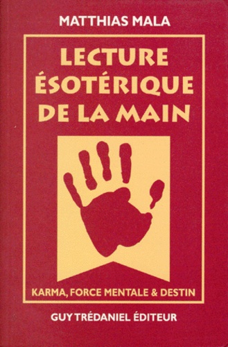 Lecture esoterique de la main