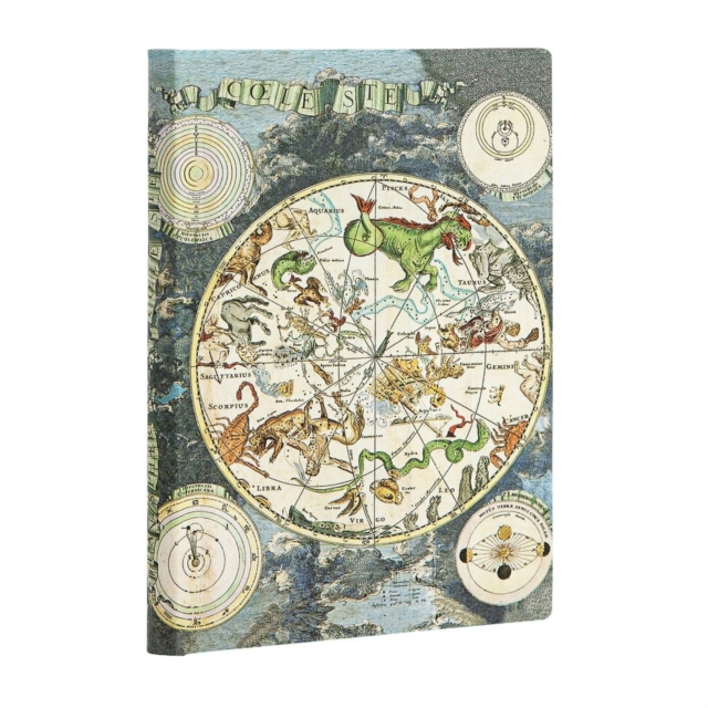 Carnets Flexis à couverture souple - Planisphère Céleste - Mini - Ligné