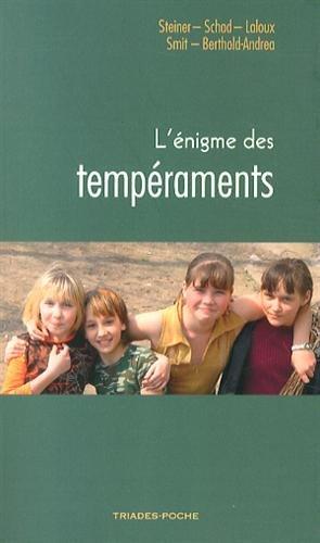 ENIGME DES TEMPERAMENTS