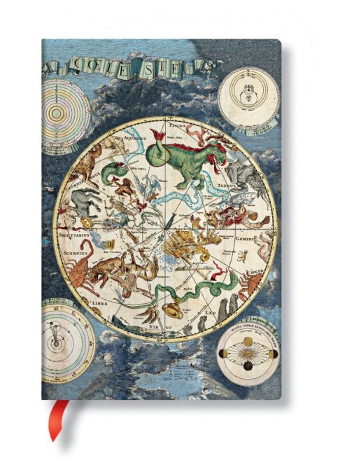 Carnets Flexis à couverture souple - Planisphère Céleste - Mini - Non ligné