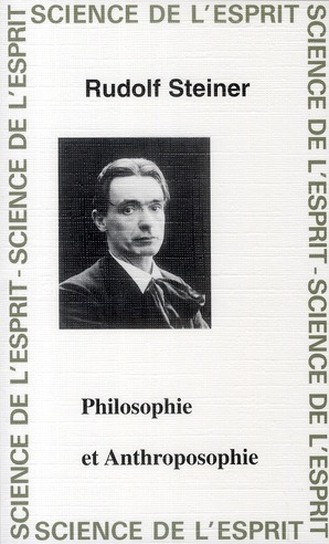 PHILOSOPHIE ET ANTHROPOSOPHIE