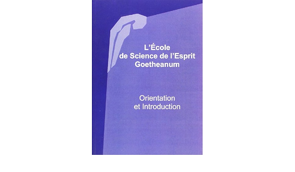 ECOLE SCIENCE DE L ESPRIT