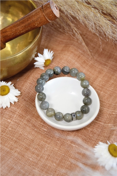 Bracelet Labradorite Perles rondes 10 mm