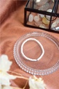 Bracelet Pierre de Lune Perles rondes 4 mm