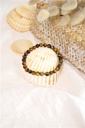 Bracelet Oeil de Tigre Perles rondes 6 mm
