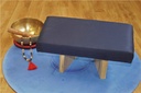 Banc de Méditation Shoggi en Bois avec Assise Rembourrée