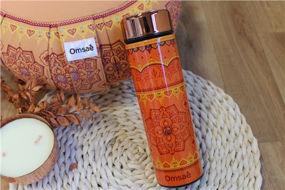 Gourde Isotherme avec Infuseur Imprimé Ayurvéda