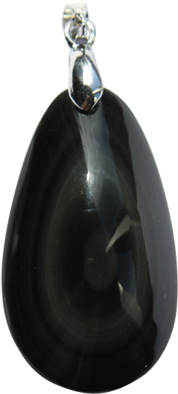 Pendentif Obsidienne