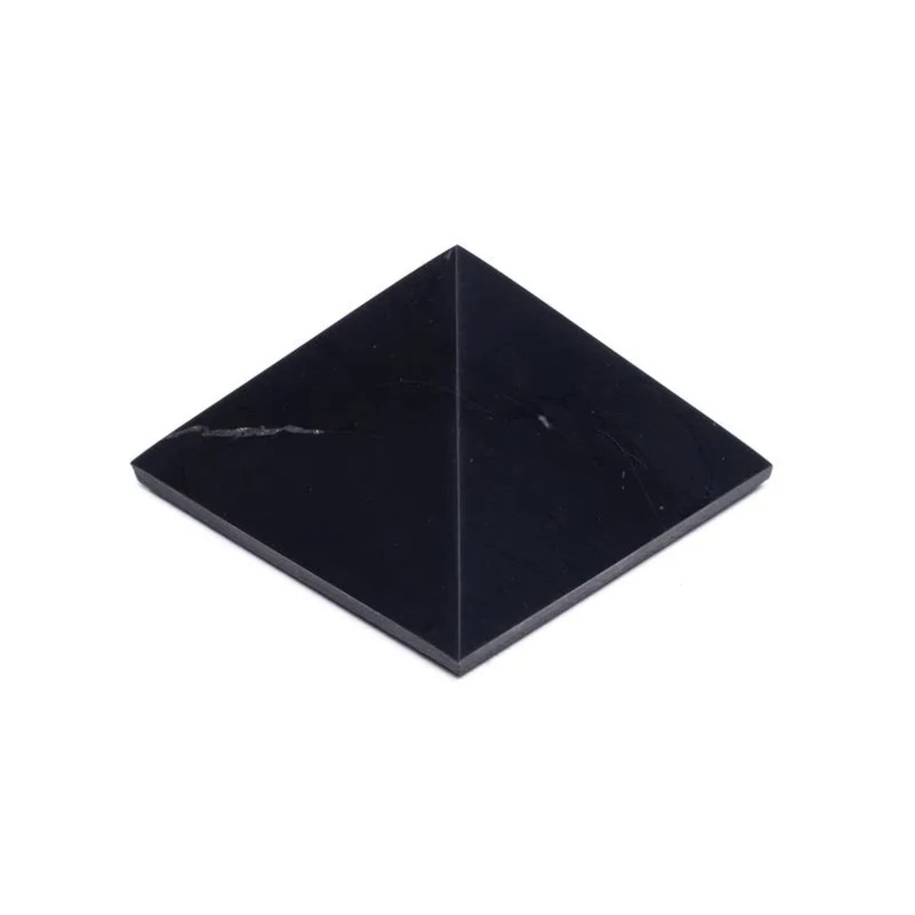 Pyramide de Shungite de Carélie -- ±4x4cm