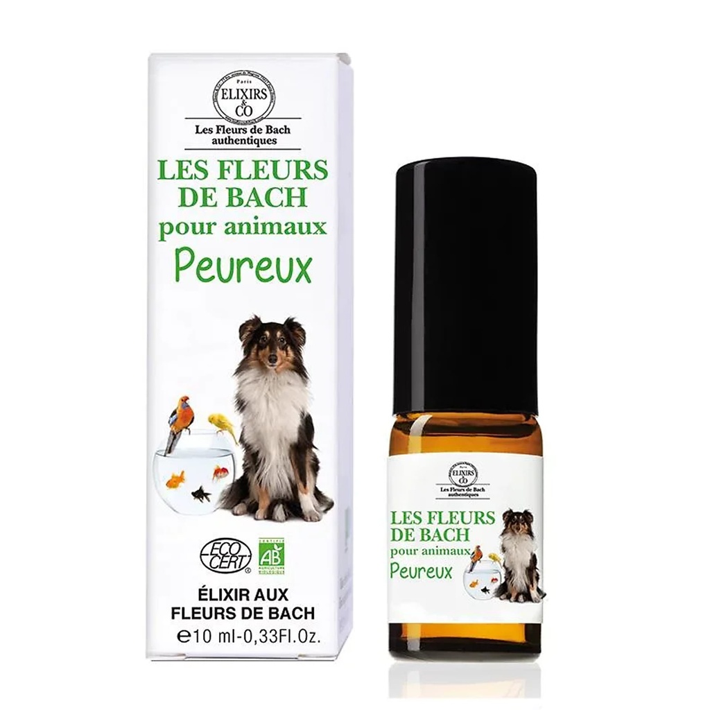 Elixir de Bach animaux de compagnie craintifs BIO | 10 ml