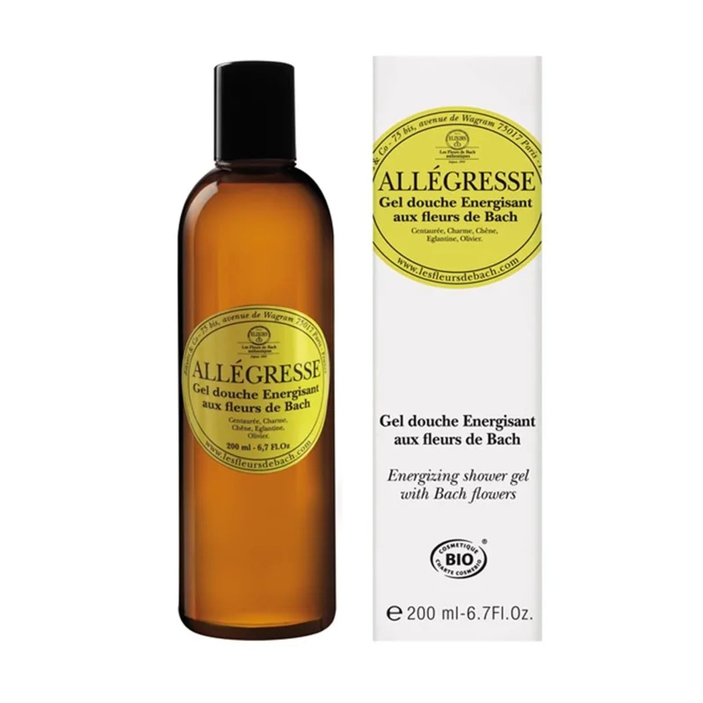 Bach Gel douche Allégresse (énergisant) -- 200ml
