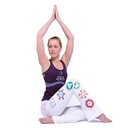 Pantalons Yoga Chakra coton blanc L|177g