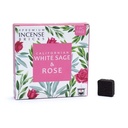 Aromafume briques d'encens Sauge blanche & Rose | 40 g