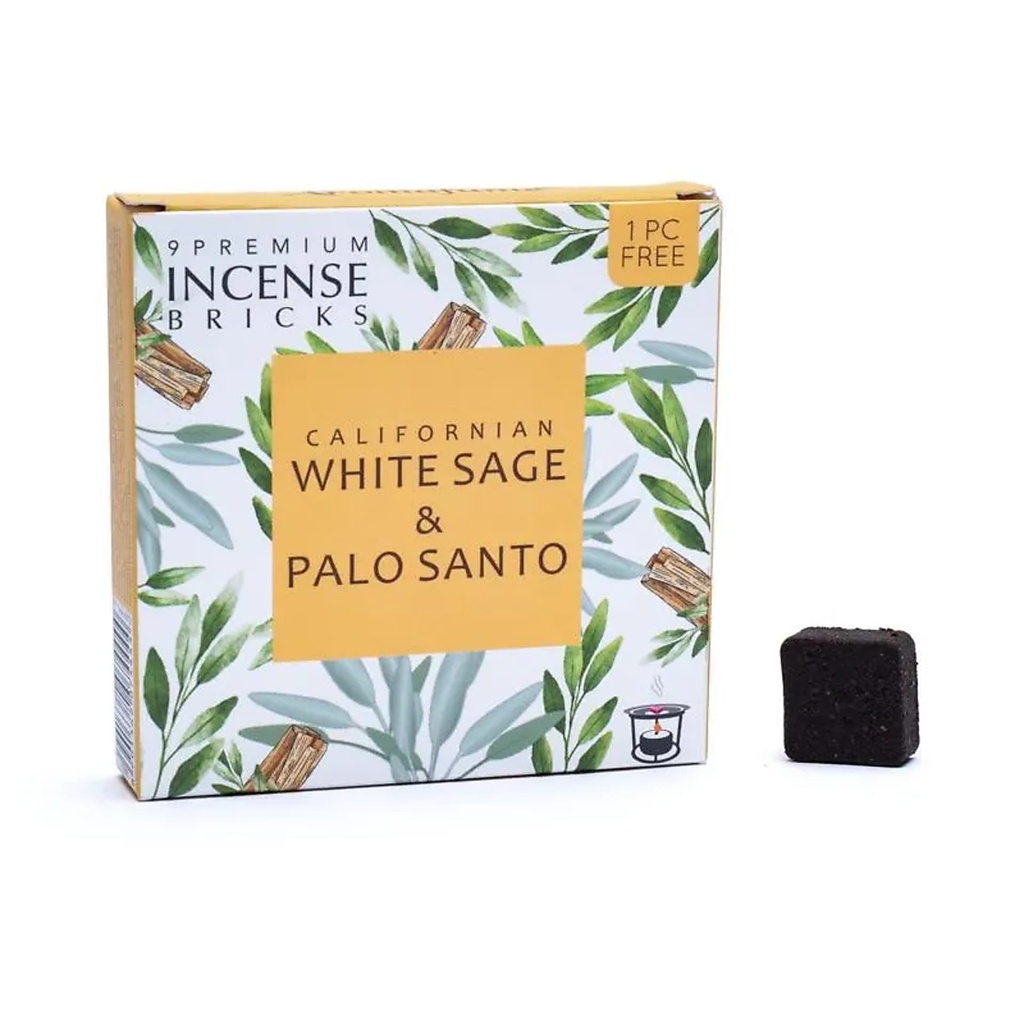 Aromafume briques d'encens Sauge blanche & Palo Santo | 40g