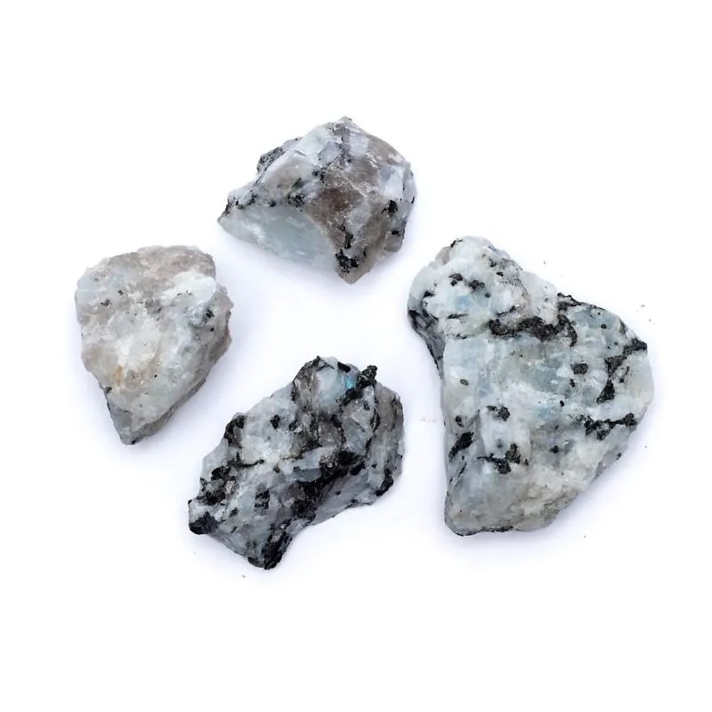 Pierre de lune brute | ±3-8cm; ±250g