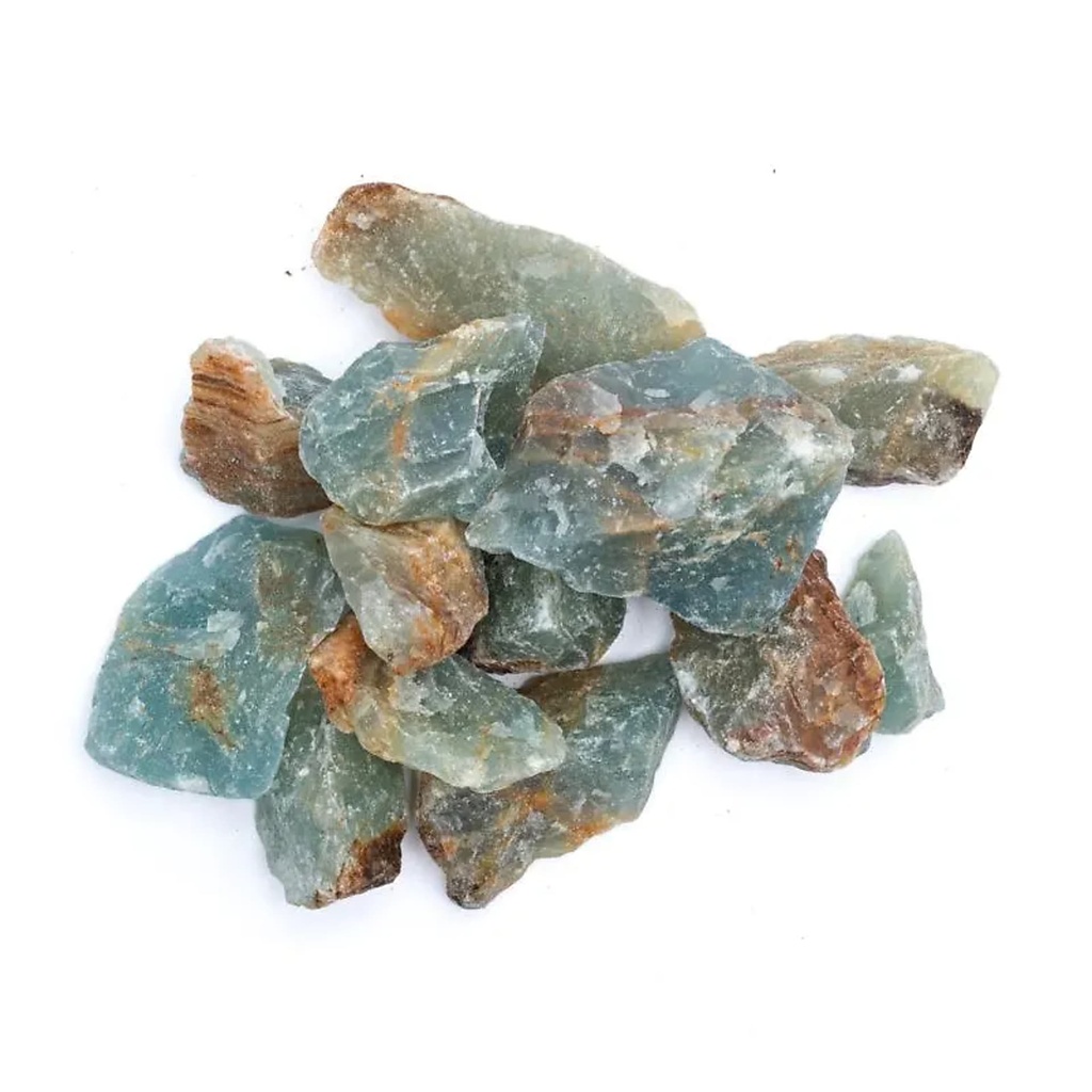 Calcite Aquatine brute | ±3-8cm; ±1000g