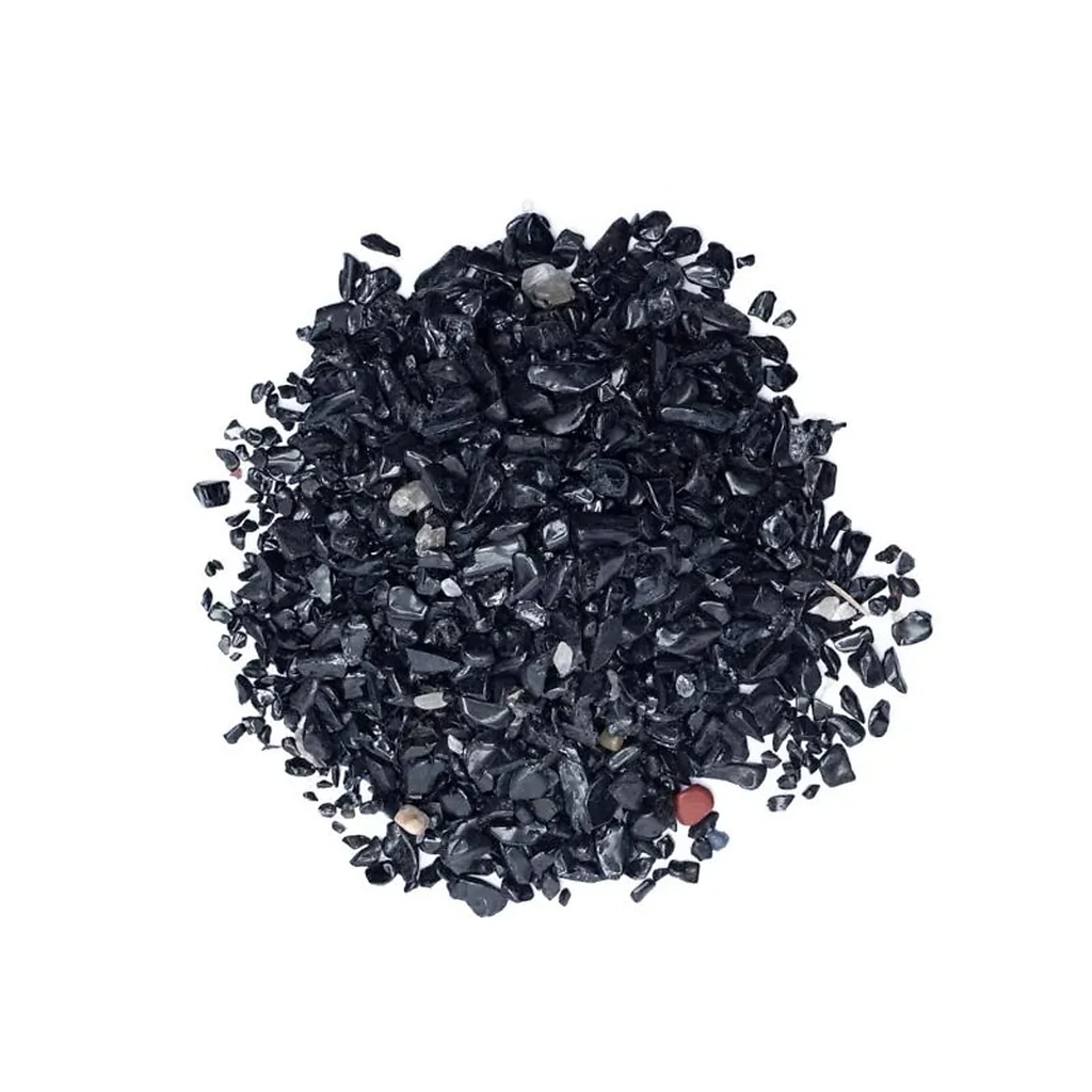 Petits copeaux de tourmaline noire | ± 0.2-0.5 cm; ±500 g