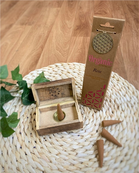 Encens Cône Organic Rose 41 g