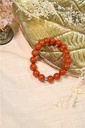 Bracelet Jaspe Rouge Perles rondes 10 mm