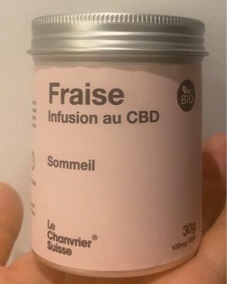 FRAISE INFUSION AU CBD LE CHANVRIER SUISSE