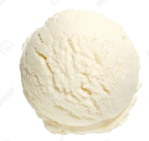 Boule glace vanille