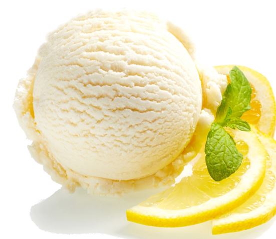 Boule glace citron