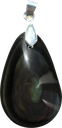 Pendentif obsidienne oeil celeste