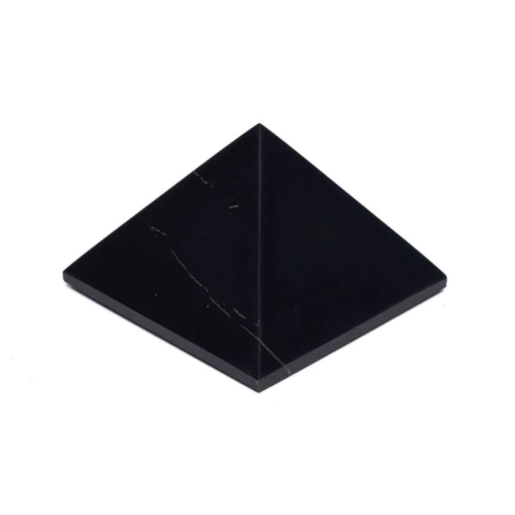Pyramide de Shungite de Carélie -- ± 6x6cm