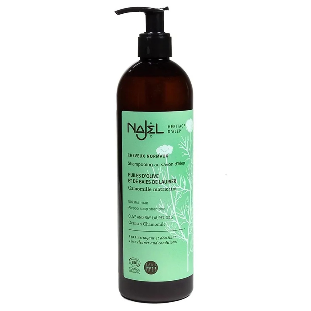 Aleppo Shampoo 2 en 1 pour cheveux normaux bio | 500 ml