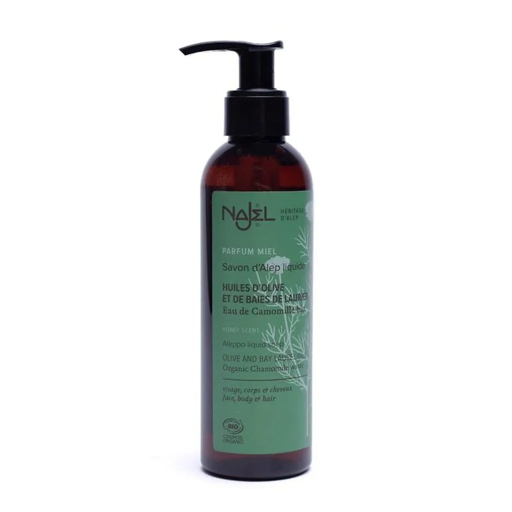 Savon d'Alep liquide à léau de camomille bio | 200ml