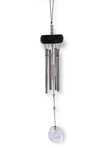 Carillon à vent Cristal de roche 33 cm