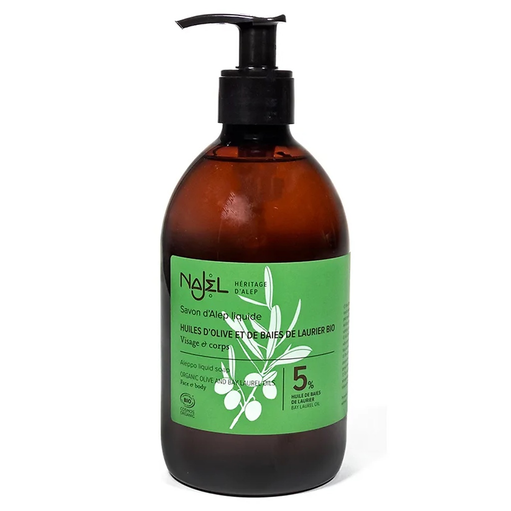 Savona d'Alep Liquide flacon distributeur BIO | 500 ml