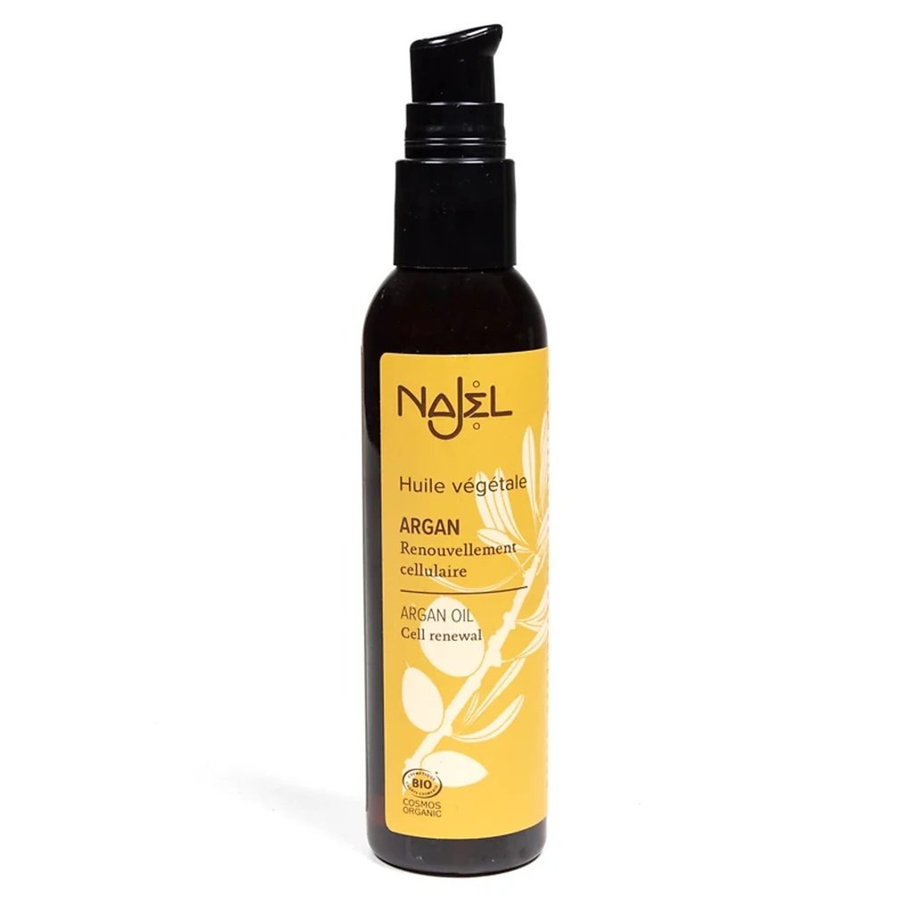 Huile d'argan bio Najel pour la peau et les cheveux | 80 ml